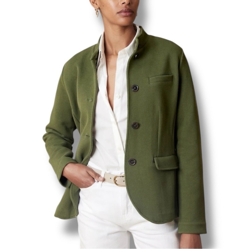 New With Tags Banana Republic Rich Green Blazer